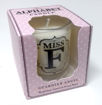 Picture of ALPHABET SCENTED CANDLE MISS F